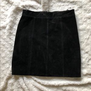 Suede Mini skirt